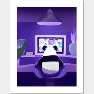 Gaming Panda Posters and Art